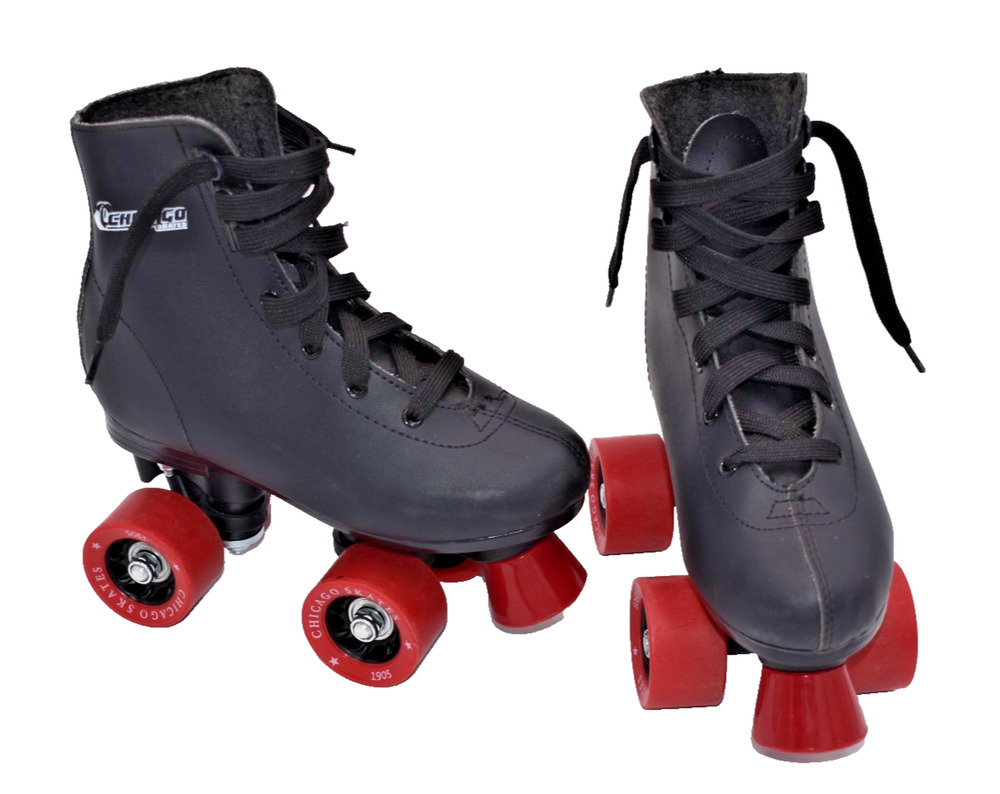 CHICAGO Youth Quad Roller Skates 8601K • Black/Red • Childrens 2